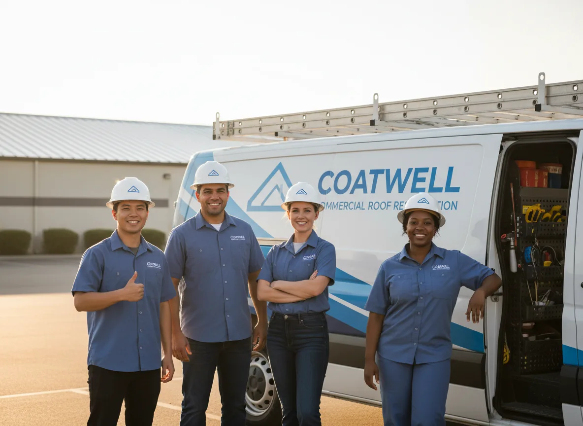 Commercial roof coating company in Stockton, IL